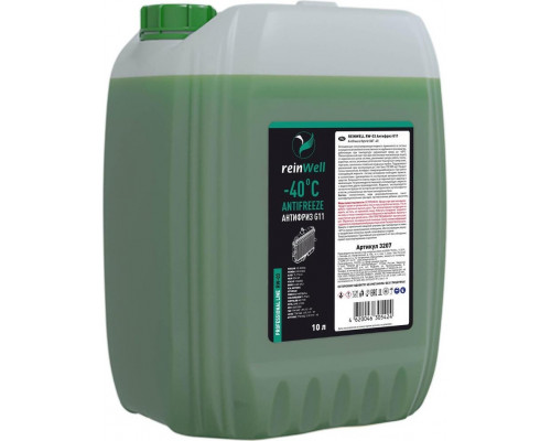 Антифриз REINWELL G11 10 л зеленый 3207