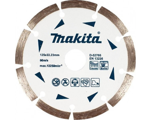 Алмазный диск для резки бетона MAKITA D-52766 (125x22,23x7 мм) D-52766