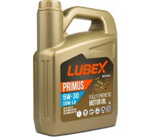 Масло моторное Lubex PRIMUS SVW-LA 5W30 4 л. синтетическое L034-1334-0404