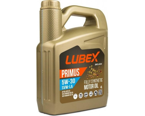 Масло моторное Lubex PRIMUS SVW-LA 5W30 4 л. синтетическое L034-1334-0404