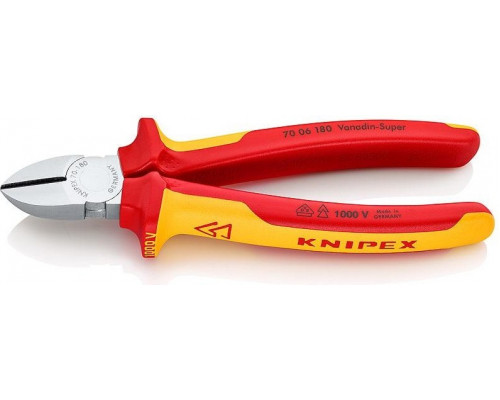 Бокорезы диэлектрические KNIPEX 7006180SB 180 мм KN-7006180SB