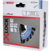 Щетка обдирочная для УШМ BOSCH круглая D-115 мм X-LOCK 2608620731