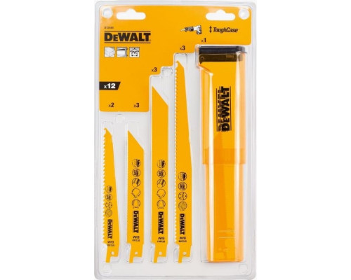 Полотна для сабельных пил универсальные DeWALT BIM 200 мм (12шт.) DT2445-QZ