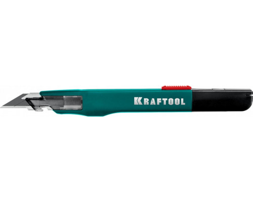 Нож строительный KRAFTOOL GRAND-9 для точного реза с автостопом, 9 мм