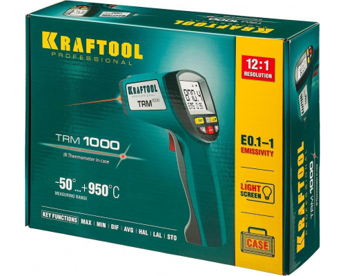 Пирометр KRAFTOOL TRM-1000 инфракрасный 45703-950