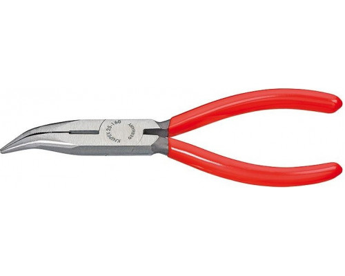 Круглогубцы с изогнутыми губками и режущими кромка KNIPEX 2521160 160 мм KN-2521160