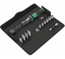 Ключ динамометрический WERA 05130110001 click-torque a 6 set 1 набор бит и торцевых голово WE-130110