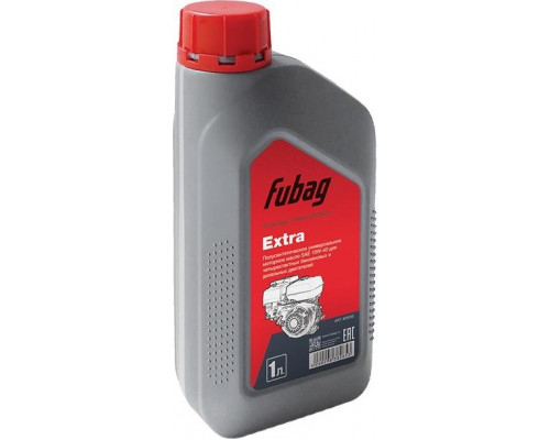 Масло для 4-тактных двигателей FUBAG 4Т Extra SAE 10W40 1 л полусинтетическое 838265 Fubag 4T Extra