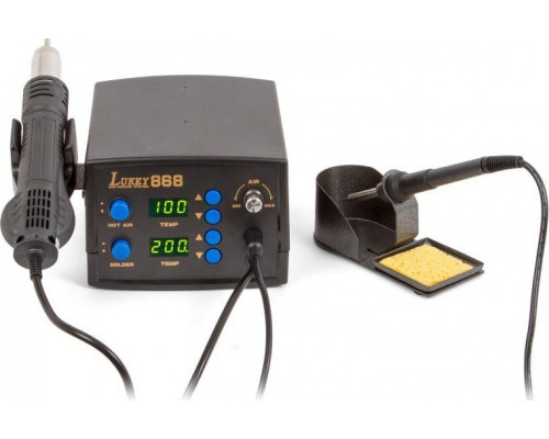 Паяльная станция LUKEY 868 фен + паяльник 12-0044-4