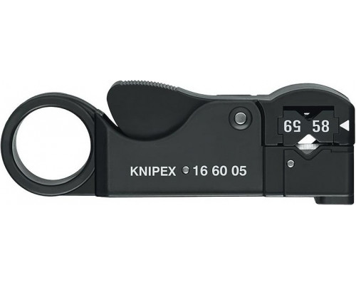 Инструмент для удаления изоляции KNIPEX 166005SB с коаксиальных кабелей KN-166005SB