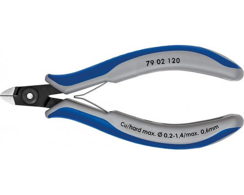 Бокорезы для электроники прецизионные KNIPEX 7902120, 120 мм