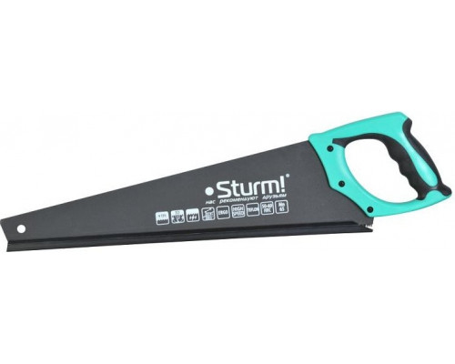 Ножовка по дереву Sturm 1060-64-450 450мм, тефлоновое покрытие, 9tpi, 3d зуб