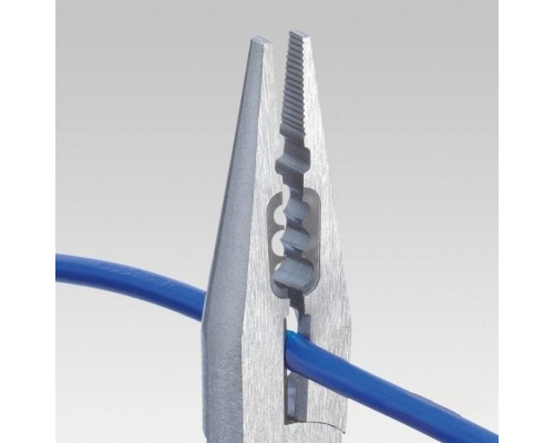 Плоскогубцы KNIPEX 1305160TBK 160 мм для монтажа проводов, хромированные, 2к ру KN-1305160TBK