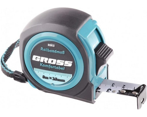 Рулетка GROSS Komfortabel 8.0 м 32563