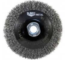 Щетка обдирочная для УШМ D.BOR коническая METAL Standard D-100 мм М14 гофрированная (арт. D10-MS-100-M14-030) D10-MS-100-M14-030
