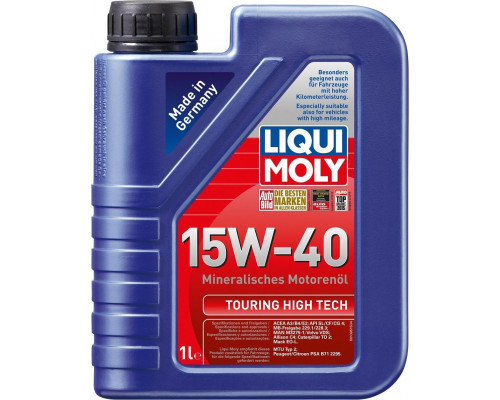 Масло моторное LIQUI MOLY SAE15W40 Touring High Tech 1 л 8905/1095 8905/ 1095