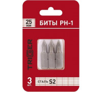 Бита для заворачивания TRIGGER 84961 ПРОФИ PH-1 25мм (3шт.) тов-128280