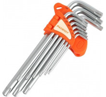 Набор ключей TORX PATRIOT SKТ-9L длинные, T10-T5 CRV, 9 предметов 350002007