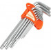 Набор ключей TORX PATRIOT SKT-9L длинные T10-T50 CRV, 9 предметов 350002007