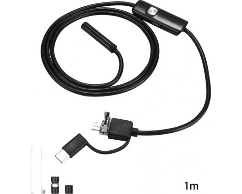 Видеоэндоскоп DEKO WEC-1 водонепроницаемый 1 м (micro usb, usb, type-c) 065-0153