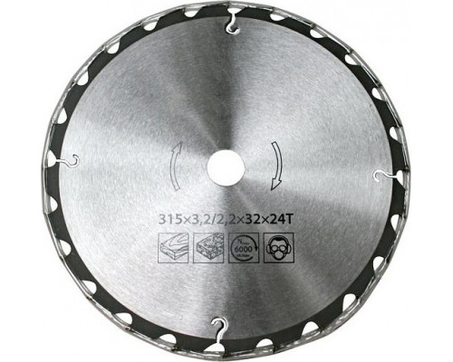 Диск пильный BELMASH 315х3,4/30х24Т RD128A