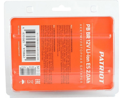 Аккумулятор PATRIOT BR 12V ES 2.0 Ah 180201120