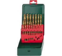 Набор сверл по металлу METABO HSS-TiN 19 шт. (1-10 мм.) 627156000 627156000