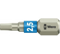 Бита для заворачивания, нержавеющая сталь WERA 3840/1 TS 2,5 мм, 25 мм WE-071072 WE-071072