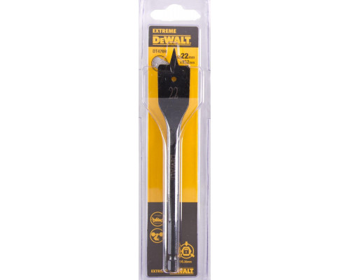 Сверло по дереву DeWALT 22 x 132/152 мм Extreme Impact перьевое DT4769-QZ DT4769-QZ