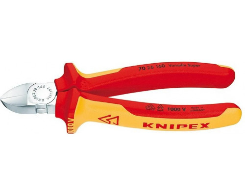 Бокорезы диэлектрические KNIPEX 7026160 1000 V, 160 мм KN-7026160
