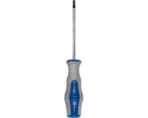 Отвертка TX Кобальт 910-058 ultra grip tamper-20х100 мм cr-v, двухкомпонентная