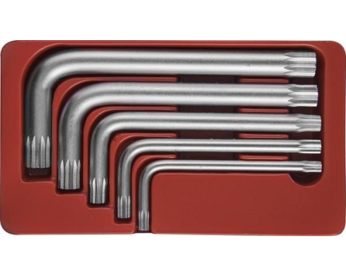 Набор ключей TORX JONNESWAY H15M105S SPLINE М5-М12, 5 предметов 047418