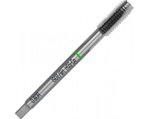 Метчик D.BOR DIN 376 Form-B HSS-Co, M8x1,25 машинный D-TCT-442-080-125