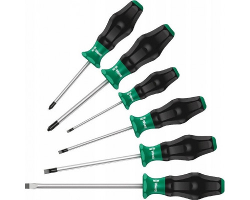 Набор отверток WERA Kraftform Comfort 1334/6 SATZ 6TLG / 6 PCS WE-031551 WE-031551
