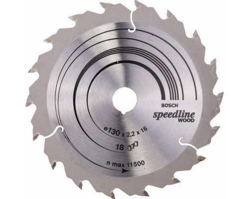 Пильный диск дереву BOSCH 130х16х18 SPEEDLINE WOOD 2608640775