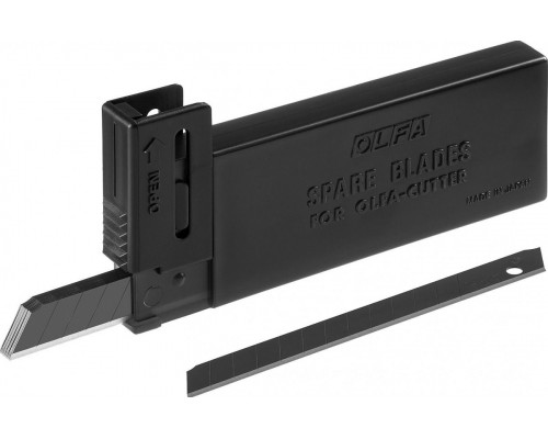 Лезвие для ножа Olfa OL-ASBB-10 excel black сегментированное, 9 мм, 10шт.