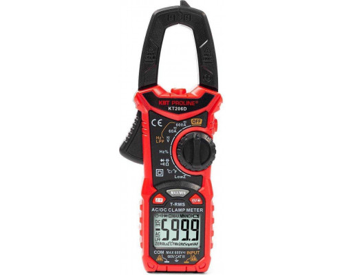 Клещи токоизмерительные цифровые КВТ КТ 206D proline 80753