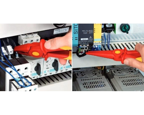 Плоскогубцы диэлектрические KNIPEX 986201 захватные KN-986201
