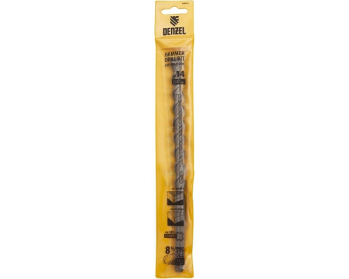 Бур SDS-plus Denzel Cobalt W-tip, 14x260 мм по бетону, двойная спираль 705032