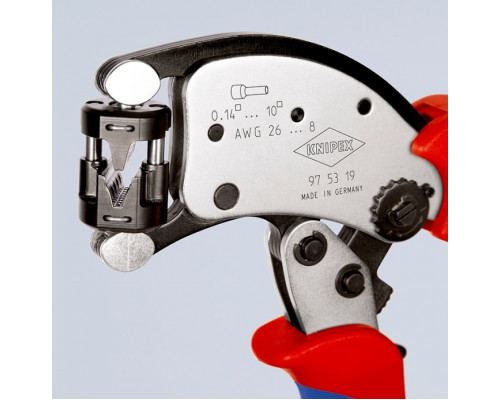 Пресс-клещи KNIPEX KN-975319SB Twistor T для контактных гильз