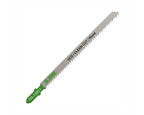 Пилки по дереву D.BOR 105/130*2,5 мм HCS / CLEAN CUT / Wood (3101-L) (5 шт.) D-105-130C1-05