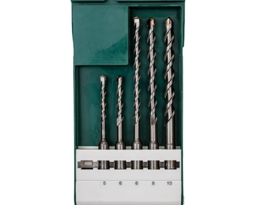 Набор буров BOSCH SDS Plus 5x110мм; 6x110мм; 6x160мм; 8x160мм; 10x16 по бетону 2609255541