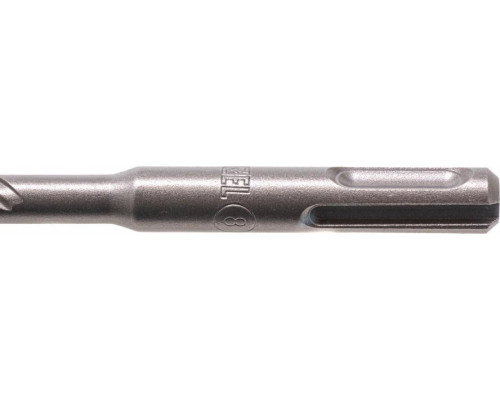 Бур SDS-plus Denzel Cobalt W-tip, 8x210 мм по бетону, двойная спираль 705013