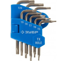Набор ключей TORX ЗУБР ЭКСПЕРТ 8 предметов 27477-H8