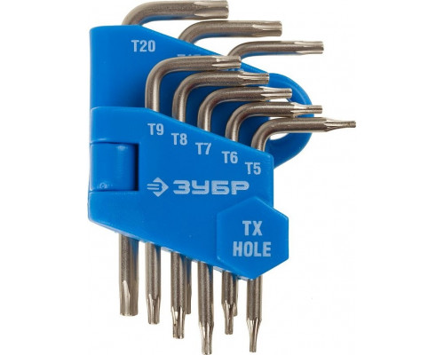 Набор ключей TORX ЗУБР ЭКСПЕРТ, 8 предметов, 27477-H8