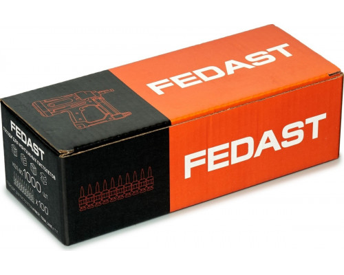 Гвоздь монтажный FEDAST 3.0 х 19 мм усиленный (уп.1000 шт.) fd3019eg