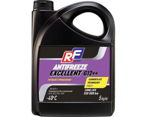Антифриз RUSEFF EXCELLENT G12++ фиолетовый 5 л 17362N 17362N