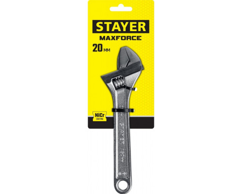Ключ разводной STAYER MAX-Force 150 / 20 мм, 2725-15_z01