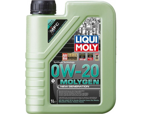 Масло моторное LIQUI MOLY SAE 0W20 Molygen New Generation 1 л 21356 21356