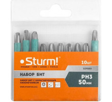 Набор бит Sturm 1 270 203 ph3х50мм, магнит. наконечник, 10 шт. 1270203
